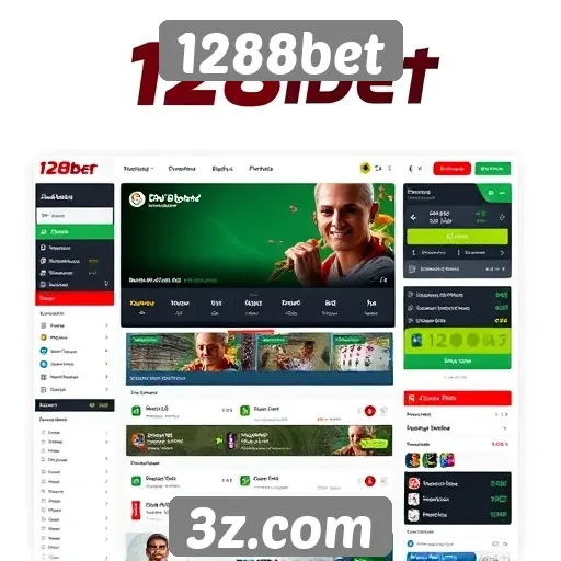 Interface do usuário no site 1288bet